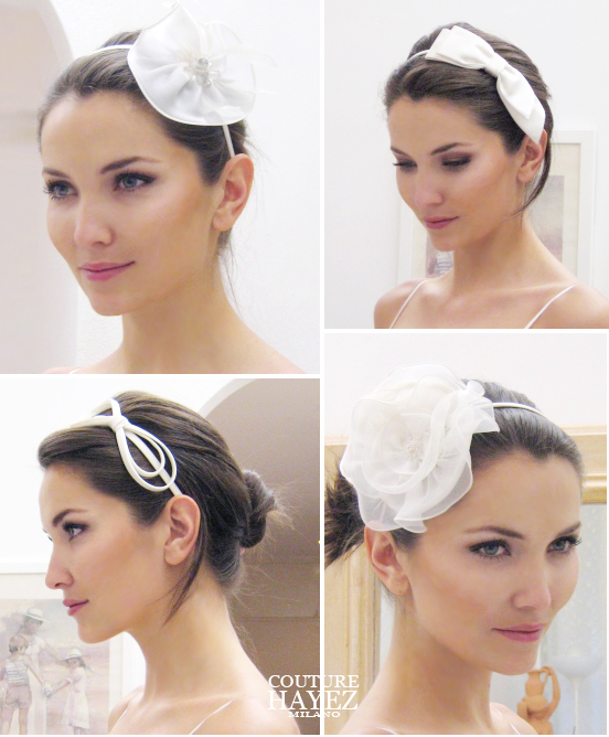 cerchietti sposa, acconciature anni 50, dove acquistare, hair style, qualcosa per la testa, cerchietti sposa belli, cerchietto con fiocco
