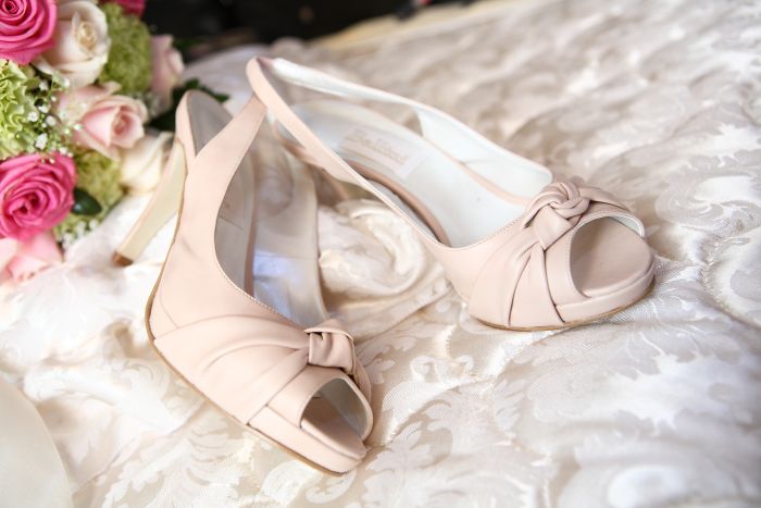 scarpe sposa open toe