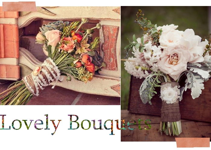 country style sposa, fiori vintage arancio, palette fiori sposa, foto bouquets shabby, rosa e salvia, immaggini bellissimi bouquets,