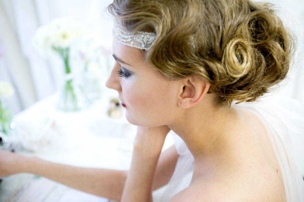 acconciatura sposa stile americano vintage