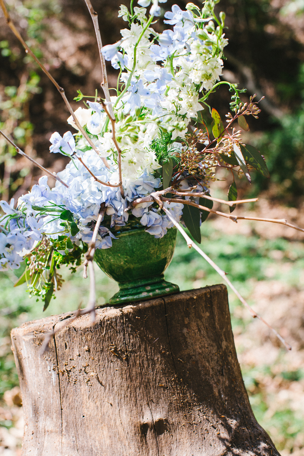 allestimenti floreali in giardino, bouquets alternativi estate 