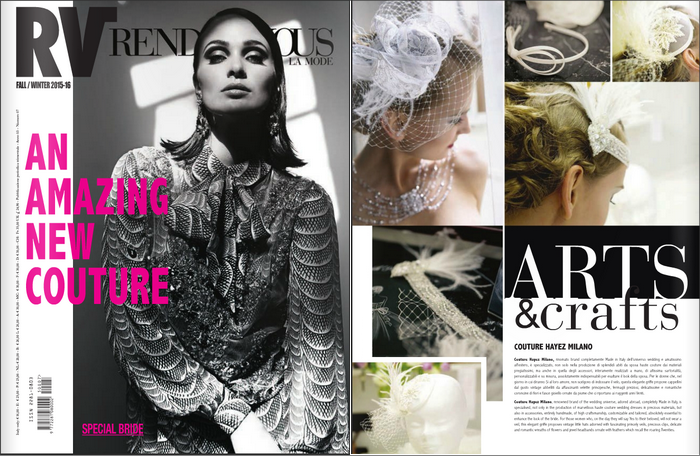 Couture Hayez magazine, couture hayez press, couture hayez on rendevous de la mode, 