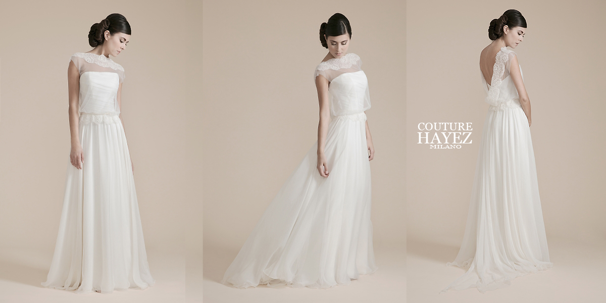 Abiti Sposa Milano Atelier Style Boho Chic Couture Hayez Milano