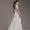 abito sposa schiena scoperta, abito sposa scollato, abiti tulle pois