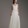 abito sposa con spalline, abito sposa in cady, abito sposa con gonna in tulle