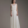 millennial bride, abito sposa pizzo e tulle, sposa moderna