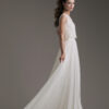 abito sposa crop top, abito sposa top in pizzo, abito sposa spezzato
