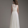 abito sposa top separato, abito sposa pizzo rebrodè, abito sposa avorio