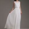 abito sposa in chiffon, abito sposa motivi geometrici, abiti sposa leggeri