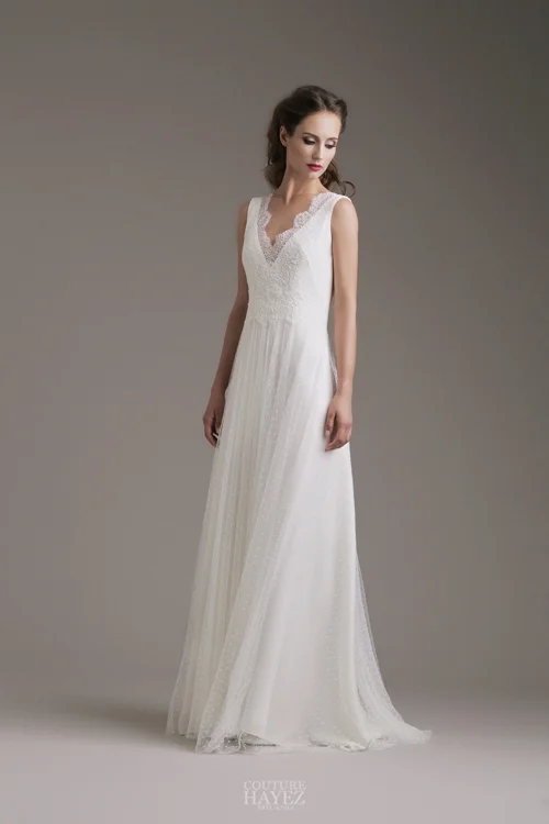 abito sposa con dettagli in pizzo