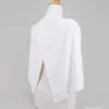 mantella da sposa bianca aperta dietro