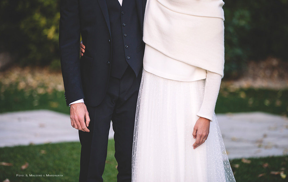 Coprispalle Sposa in Maglia per il tuo matrimonio invernale - Couture Hayez  Milano