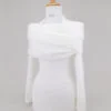 coprispalle da sposa caldo con maniche e scaldacuore in maglia