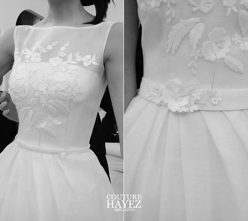 abito da sposa su misura in base al fisico