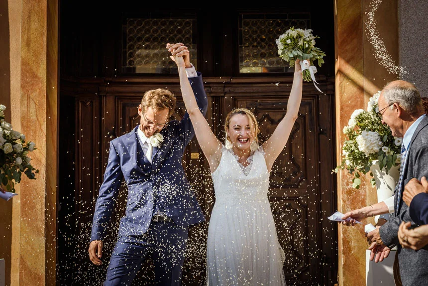 il lancio del riso, oggi sposi, matrimonio bilingue