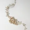 tiara per acconciatura sposa, filo di fiori per capelli sposa, acconciature sposa raffinate