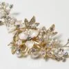decorazione capelli sposa, tiara da sposa di perle e strass, ramage capelli sposa