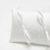 cuscinetto portafedi in tulle e raso, cuscinetto portafedi in seta, dove comprare cuscinetto portafedi