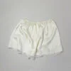 culotte in seta avorio, culotte seta e pizzo, mutande seta e pizzo, mutanda calzoncino in seta