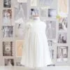 abito da bambina damigella sposa in seta 4 anni