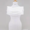 coprispalle in maglia da sposa incrociato davanti senza maniche