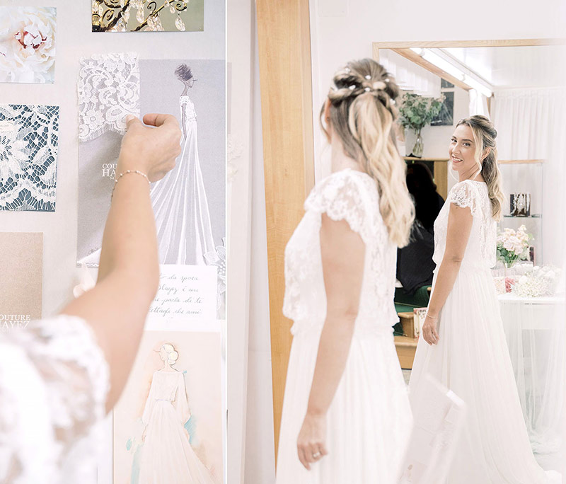 Atelier abiti da sposa su misura a Milano