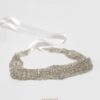cintura sposa con cristalli e strass ricamata