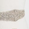 cintura elegante argento, cintura gioiello sposa con strass e cristalli online