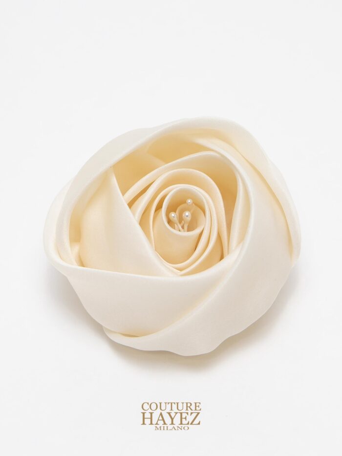rosa di dior avorio, rosa in tessuto organza per abito da sposa