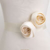 rose in organza stile Dior, rose e fiori in organza di seta realizzati a mano