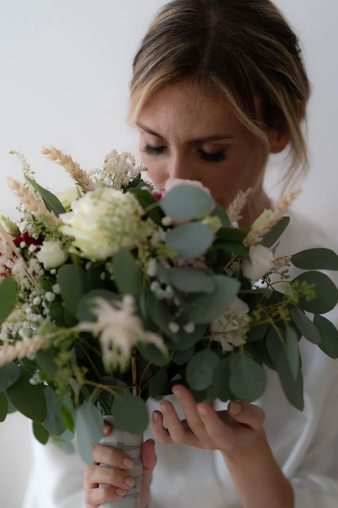 Bouquet sposa alternativi foglie eucalipto settembre 