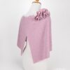 coprispalle per abito elegante invernale, coprispalle matrimonio invitata, coprispalle cerimonia rosa