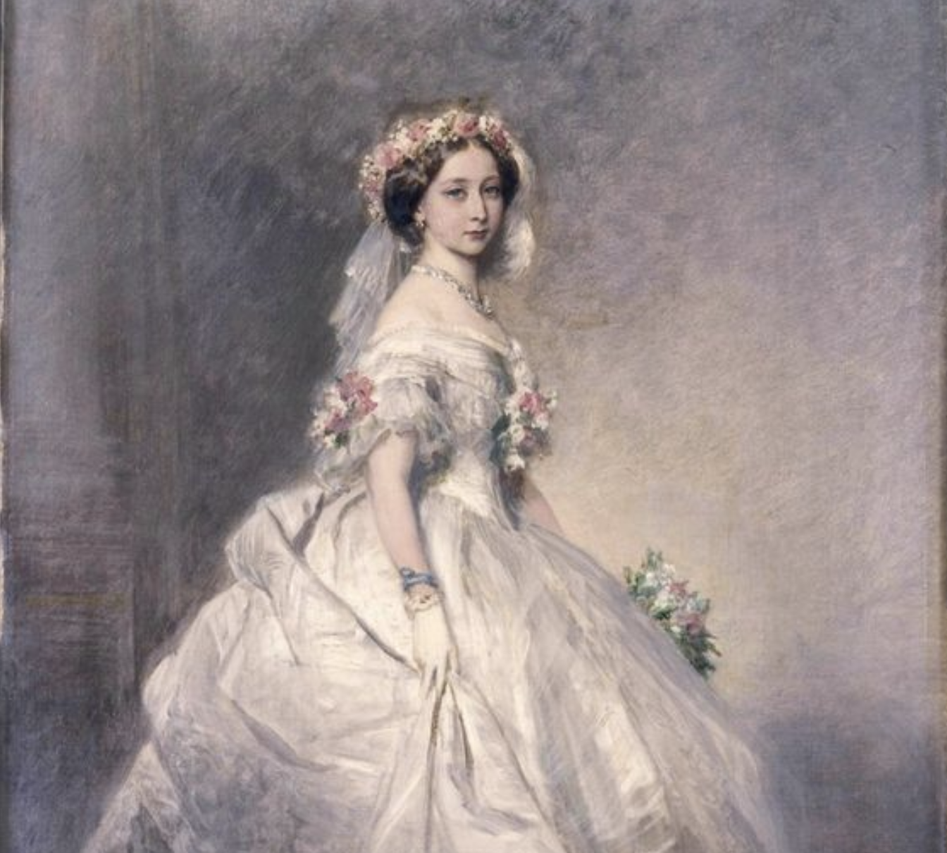 abito da sposa principessa della regina Vittoria