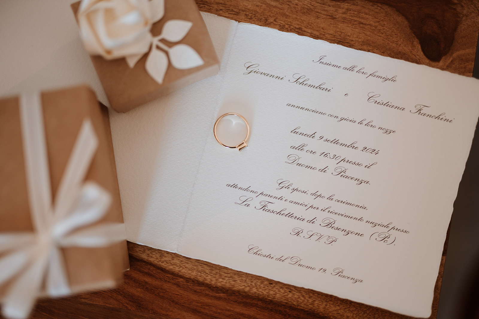 partecipazione matrimonio in carta malfi