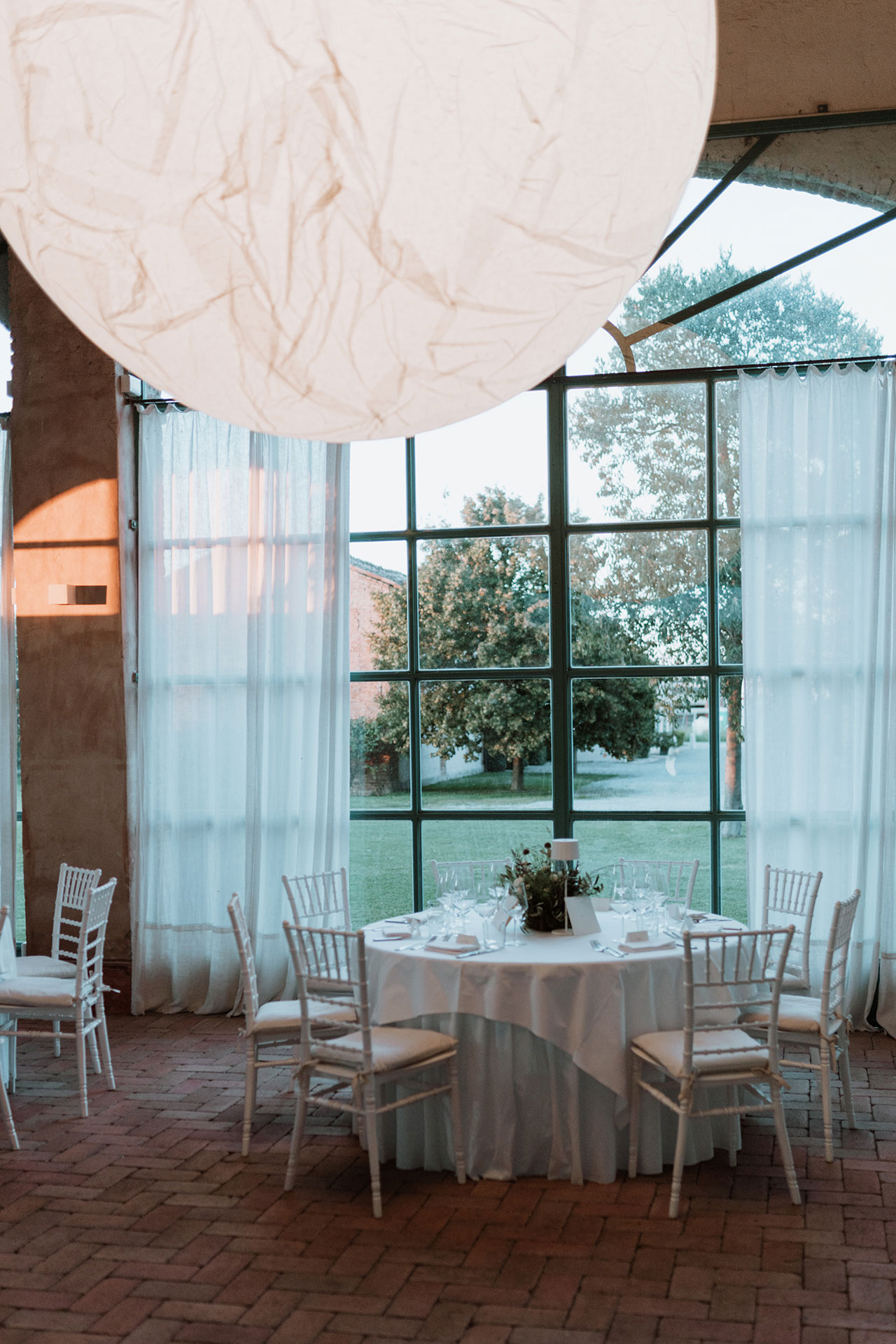 saletta interna per matrimonio alla fiaschetteria